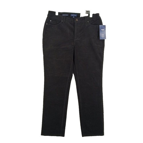 Pantalon Charter Club Petite Allison Fit - Taille 4P, Noir, Coupe Modern Fit Flare Leg, Neuf Avec étiquettes