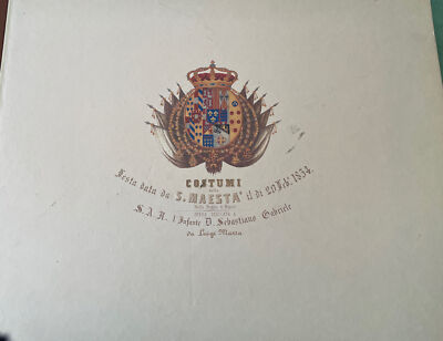 Festkostüme datiert von St. Majestät am 20. Feb. 1854.