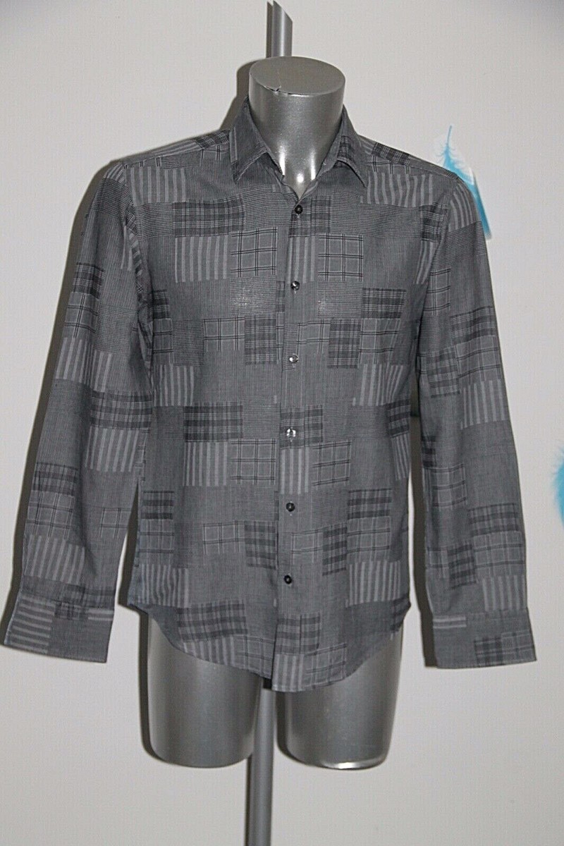 Chemise Homme Hugo Boss Ronni_4 Coupe Slim à Carreaux - Taille US XL / IT 54 - 100% Coton - Neuf Avec étiquettes