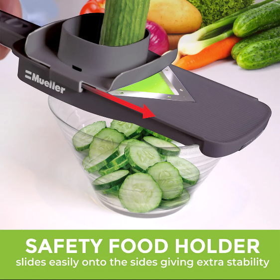 Mueller Austria VPro Multi Blade Adjustable Mandoline Cheese/Vegetable Slicer MUMANDO for