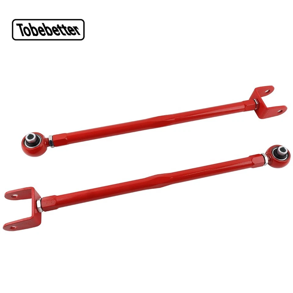 Adjustable Rear Lower Camber Control Arms Kit for BMW 3-Series E36 E46 E85 Red Foto 4 de 4