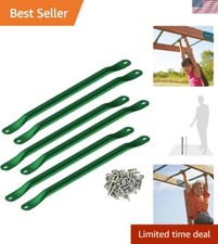 Enhance Your Swing Set with Green Metal Monkey Bars - Complete Hardware Kit