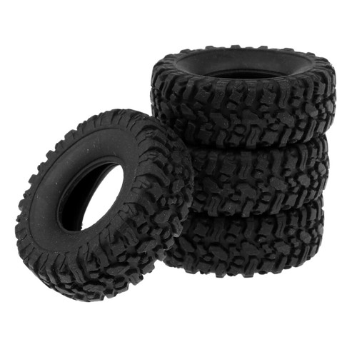 Pneumatico per Pneumatici in Gomma Morbida 1/16 di Auto Modello RC Da 4 Pezzi - Foto 6 di 8