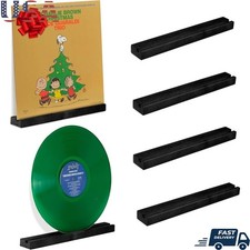 Vinyl Record Wall Shelves 6 Pack Wooden Display Holder Storage Mount Floating US