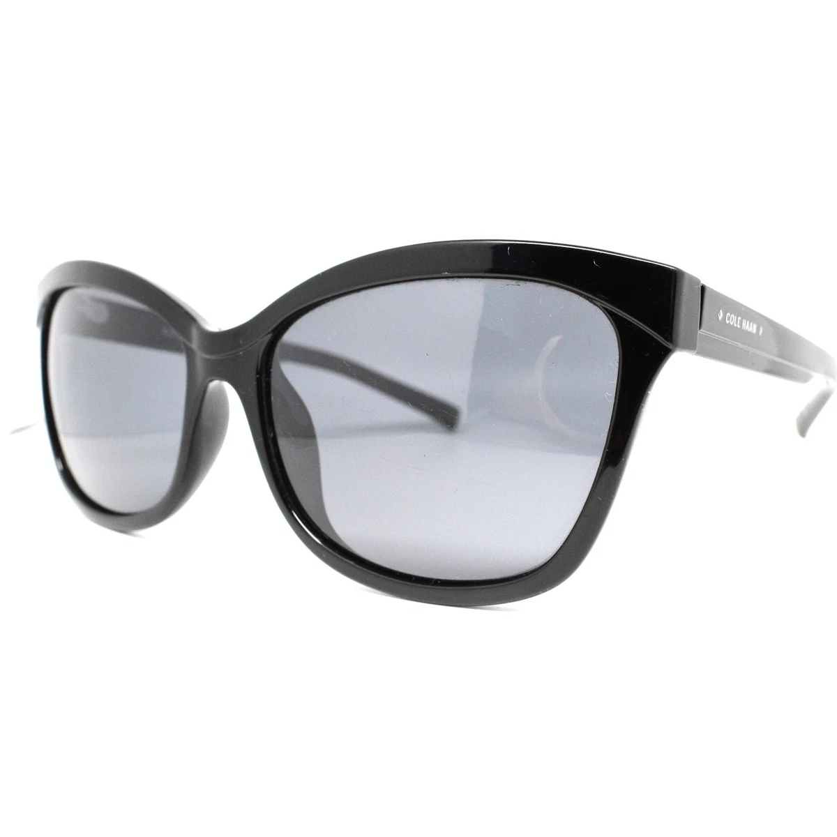 Cole Haan Black Sunglasses Oversized Oval Design Cole Haan Black Designer Sunglasses for Women for sale | eBay main image 2