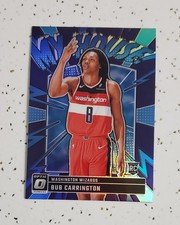 2024-25 Panini Donruss Optic - My House Bub Carrington #8 Purple Prizm (RC)