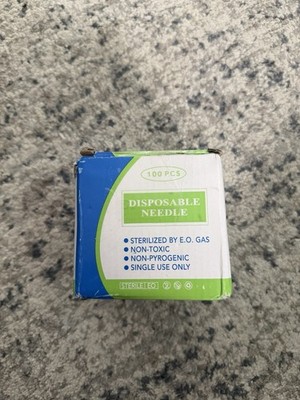 100pcs Disposable Needle Sterilized Needle Size 18G
