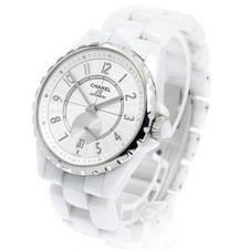 Chanel J12 H3837 36mm SS White Dial Automatic Date, Small Seconds Watch #C6228