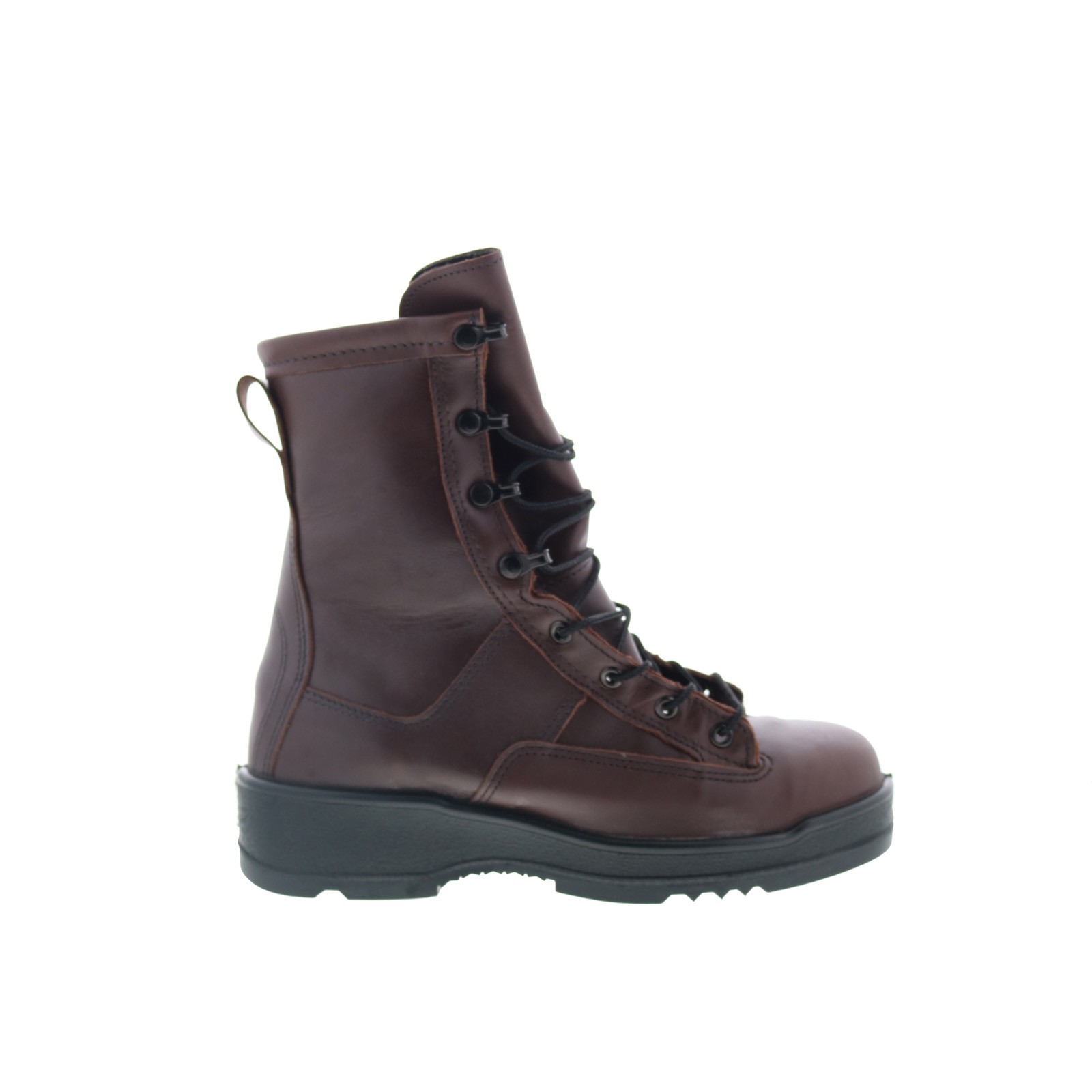 S Brown Wide Tactical Boots 7