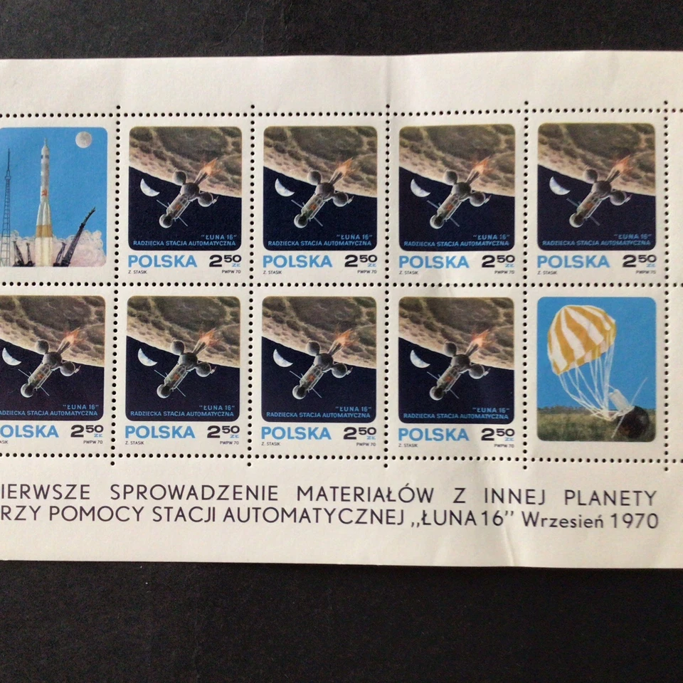 Lote de hojas de recuerdo Polonia 1970 M-349x Foto 2 de 2