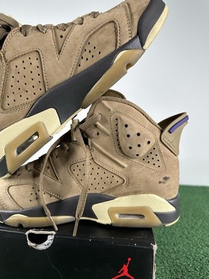 Size 8W/6.5M - Air Jordan 6 Retro GORE-TEX Brown Kelp - Very Used