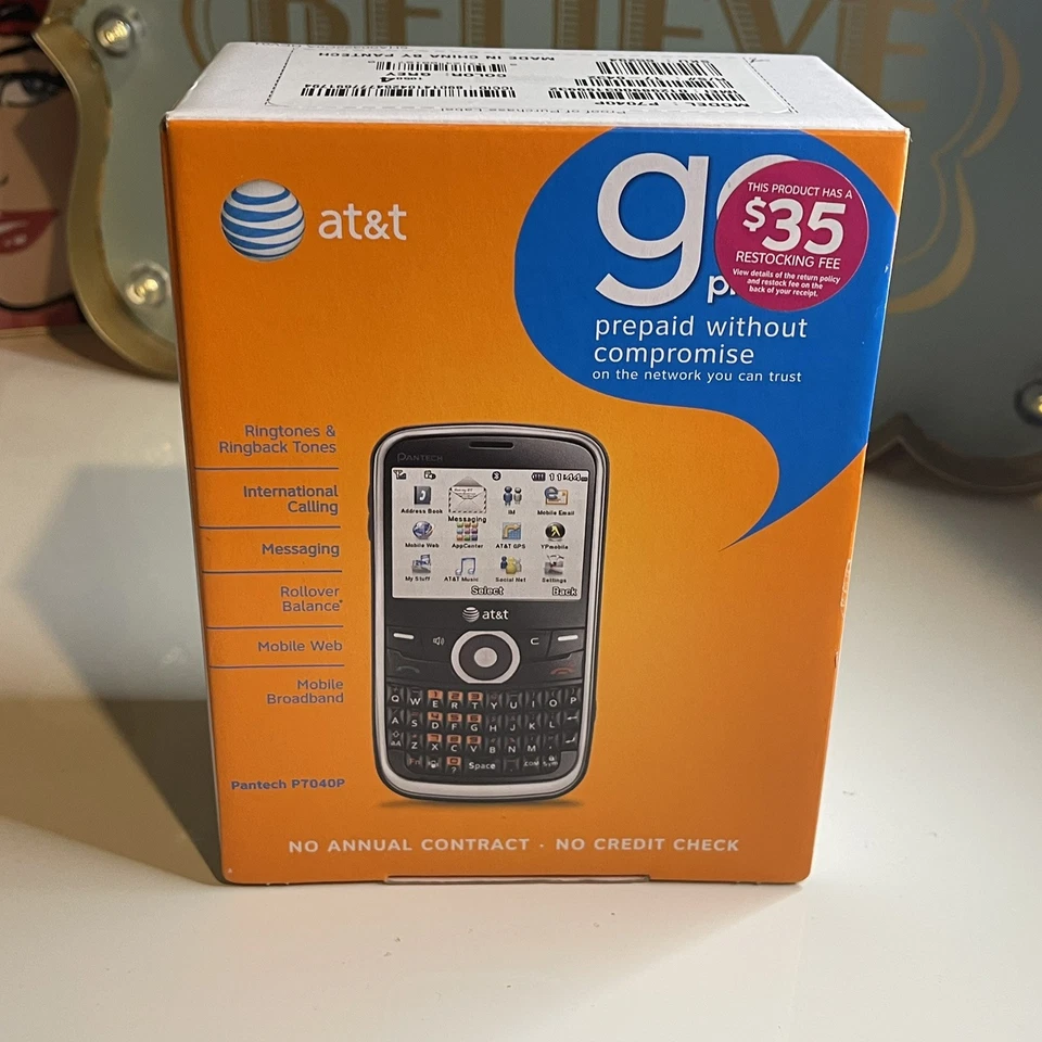 VINTAGE Pantech Vega Link - Gray (AT&T) / NEW/ NEVER USED‼️ - Image 2 of 4