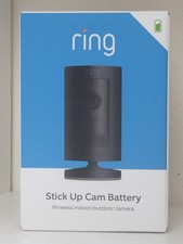 Ring Stick Up Cam Battery Wireless Indoor/Outdoor Surveillance Camera Black