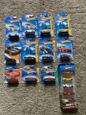 Hot Wheels Ferrari Lot Rare Cars Short Card Ferraris Rare GTO Short 5 Pack