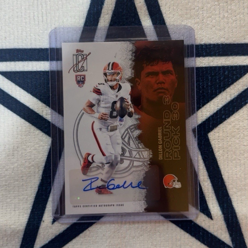 Topps 2025 Signature Class Dillon Gabriel Browns RC Auto Autograph #103