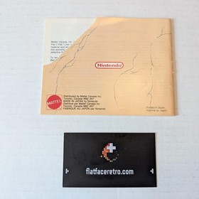 Faxanadu Manual Only NES Nintendo NES Works Authentic Tested