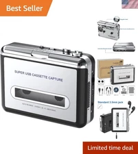 Vintage Cassette Tape Player with USB MP3 Conversion - Enjoy Music Anywhere