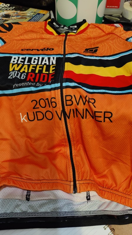 BWR Mens Jersey Stage One Md Winner. Waffle Ride