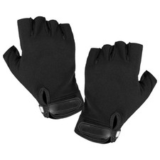 1 Pair Half Finger Black Adjustable Sun Protection For Outdoor BA