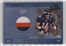 2001 Playoff Absolute Memorabilia Tools of the Trade /300 Brian Griese #TT-4 0m0