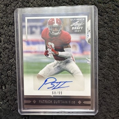2021 Leaf Ultimate Draft Rookie Autographs Patrick Surtain II #GLR-PS2 /99