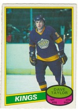 1980-81 O-PEE-CHEE # 137 DAVE TAYLOR KINGS OPC HOCKEY - NICE AND NO CREASES !!!
