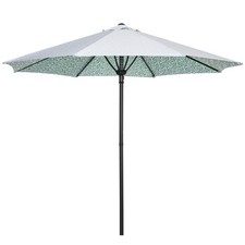 Outsunny Ombrellone da Giardino Ø3x2.5 m a 2 Sezioni e 8 Stecche