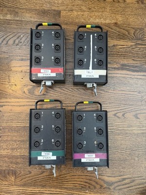 Whirlwind Medusa Wiring System 6 Channel Stage Box Quantity 1  Multiple Avail