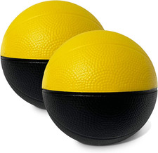 4" Foam Basketball - 2-Pack Soft Mini Basketball - Easy-Grip - Ideal for Kids 