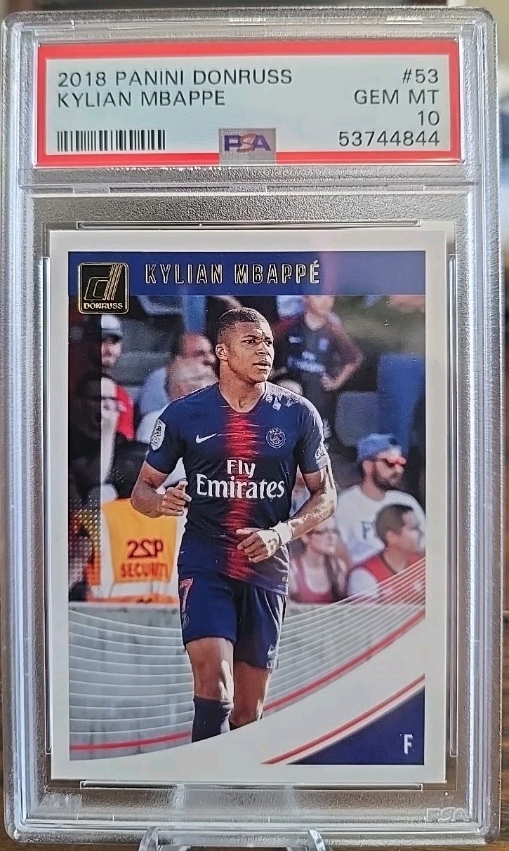 2018 Panini Donruss Optic Kylian Mbappe #53 PSA 10 - PSG Rookie