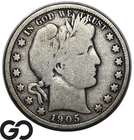 1905-O Barber Half Dollar, New Orleans Issue