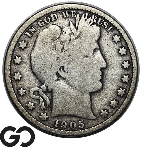 1905-O Barber Half Dollar, New Orleans Issue