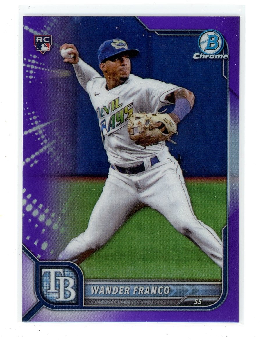 2022 Bowman Chrome #10 Wander Franco Purple Refractor #/250