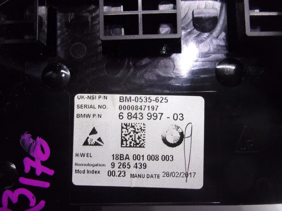 Mini Cooper Countryman MPH 2017 velocímetro cabezal clúster 69 k OEM Foto 2 de 4