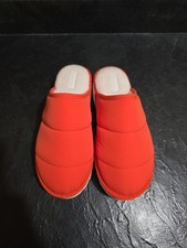 Maeve Anthropologie Slippers Women's Medium Orange Puffy Platform