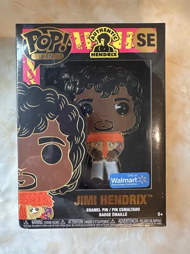 Funko Pop Pin Jimi Hendrix Walmart Exclusive SE Enamel 2022 Sealed unopened