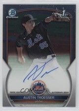 2023 Bowman Draft Chrome Prospect Auto Austin Troesser #CDA-ATR Auto 1l2z