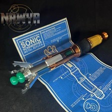 IN US  Doctor Who 11th Metal Sonic Screwdriver Cosplay Replica LED Light Gift