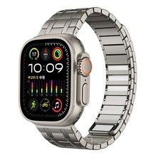 Frosted Stainless Steel Magnetic Band for Apple Watch Ultra Series 3 2 1 38-49mm