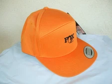 FOX Flat-Brim Trucker Hat, Adjustable Cap by Yupoong