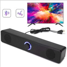 PC Soundbar Bluetooth Wired USB Powered Gamin...