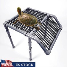 Large Turtle Basking Platform W/ Climbing Ramp Aquatic Turtles Tank Accessories