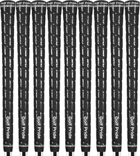 Golf Pride Tour Wrap 2G Golf Grips Standard Size Black - Set of 9 - High Tack