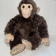 Build a Bear Chimpanzee Monkey Plush Stuffed Animal Zoo Exclusive Collection