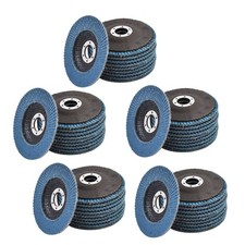 50Pack Premium Zirconia 60 Grit T29 4-1/2'' x 7/8'' Flap Disc Sanding Grinding
