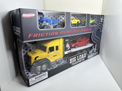Hunson Big Load Transporter Friction Powered Hauler Truck Set Toy