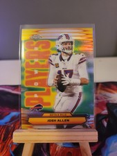 2025 TOPPS CHROME FOOTBALL. JOSH ALLEN 