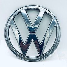 VW TYPE 2 BUS 1968-1972 NOSE EMBLEM CHROME METAL MICROBUS DELUXE TRANSPORTER T2