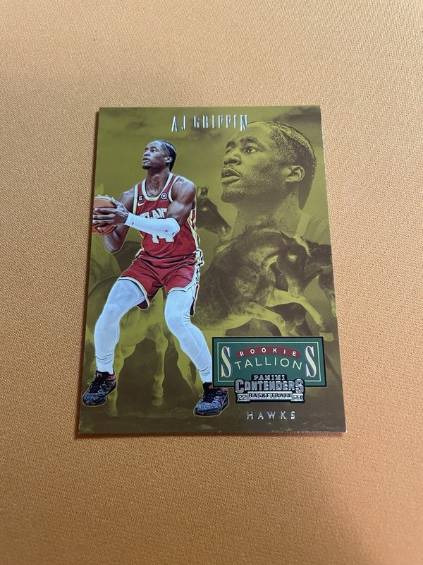2022-23 Panini Contenders Aj Griffin Rookie Stallions (RC) #18