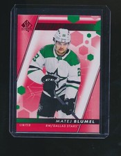 MATEJ BLUMEL 2022-23 UPPER DECK SP AUTHENTIC FUTURE WATCH RED RC PARALLEL